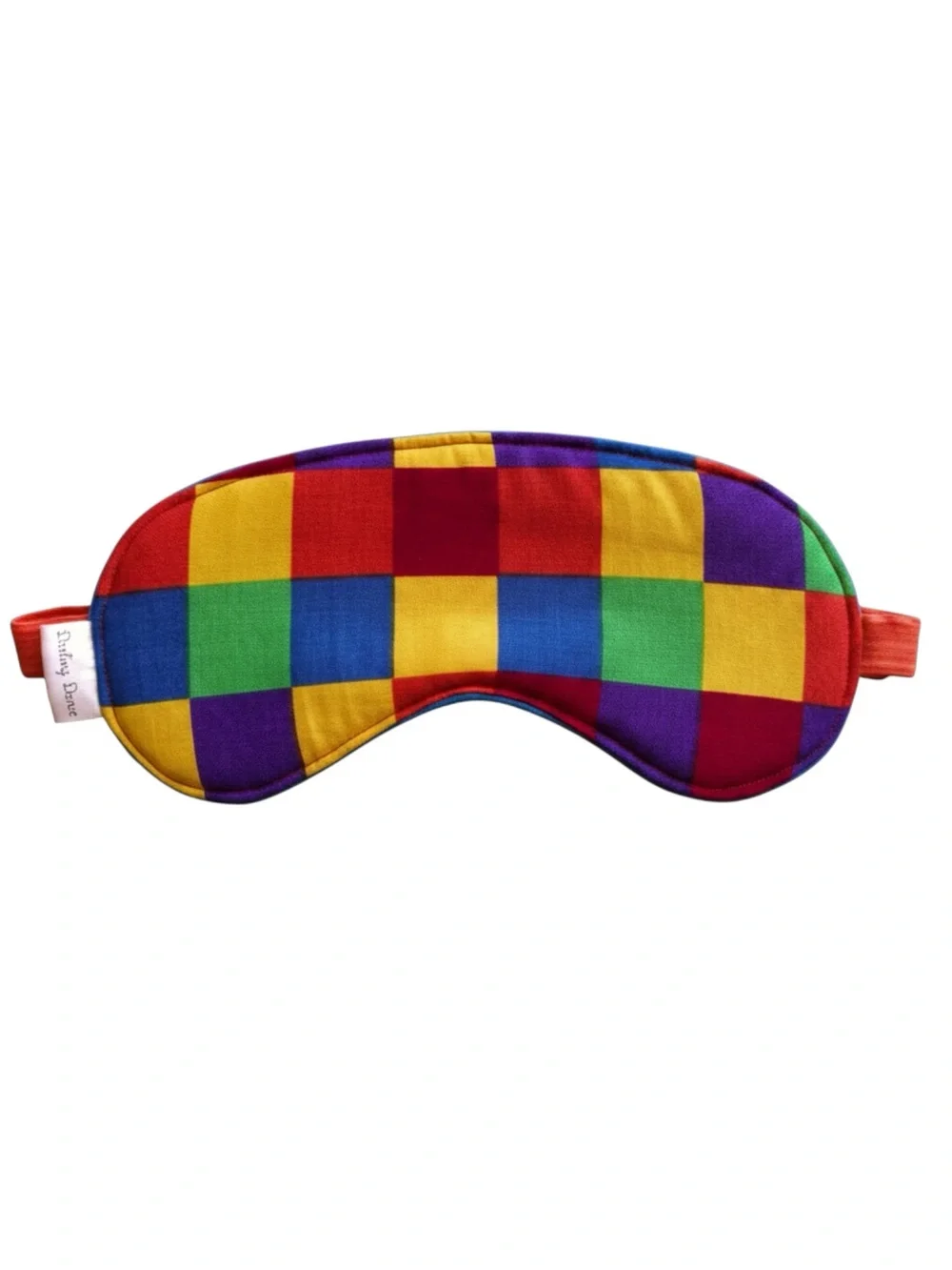 Rainbow Checkered Theme Kids Sleep Mask